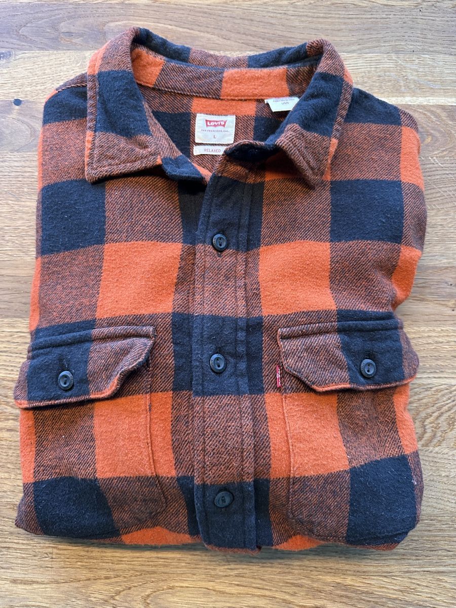 Levi's Camicie: Levi's Flanellhemd kariert Grösse L – Nuovo (secondo la descrizione) da Matten b. Interlaken venduto da Leni86 1