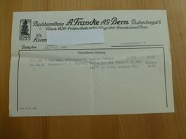 Bern. A. Franke AG Buchhandlung 1943