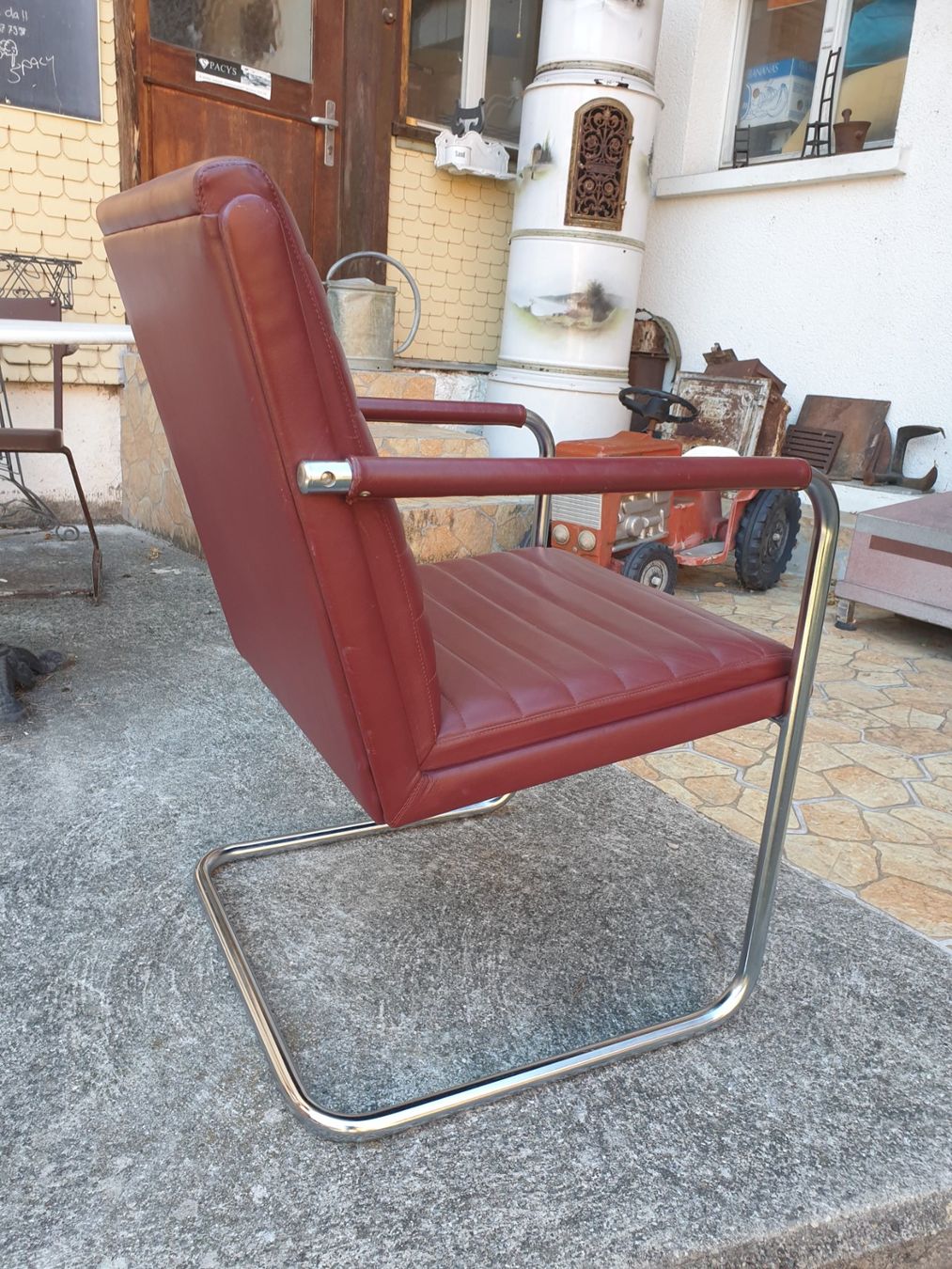 Poltrone: Freischwinger Sessel 70er Jahren – Usato da rebstein venduto da spacy73 2