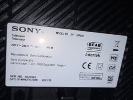 Sony BRAVIA XR-65A80J 65"OLED 4K HDR–HDMI 2.1–Excellent état