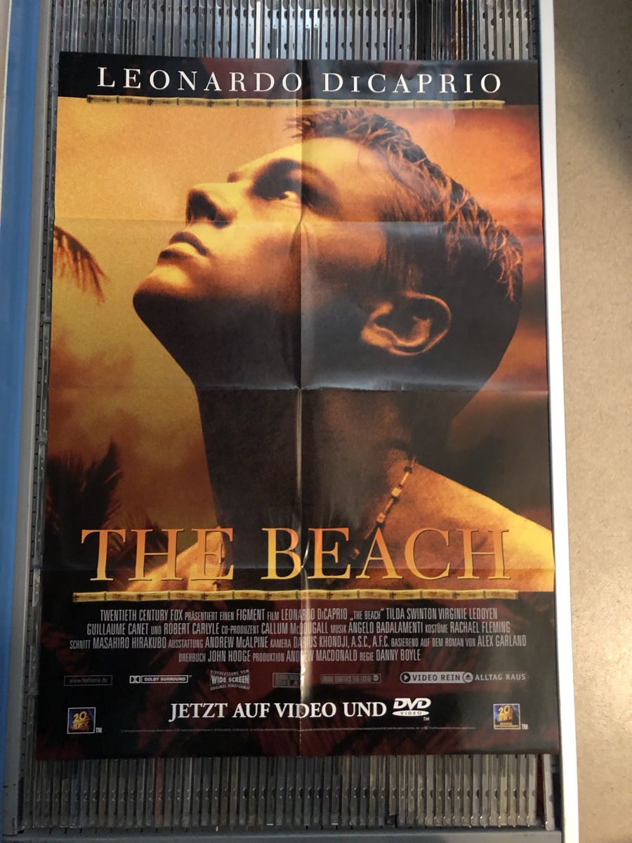 Foto & Immagini: FILMPOSTER THE BEACH LEONARDO DICAPRIO 2000 – Nuovo e nell'imballaggio originale da Lausen venduto da Indexvision 1