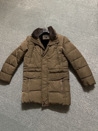 Herren Winterjacke C&A braun gefüttert guter Zustand