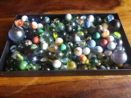 Lot de 1 kg de billes anciennes