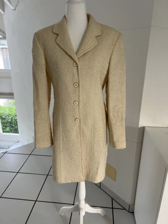 MCM Wollmantel, Grösse 38, Beige - Perfekt für den Herbst!