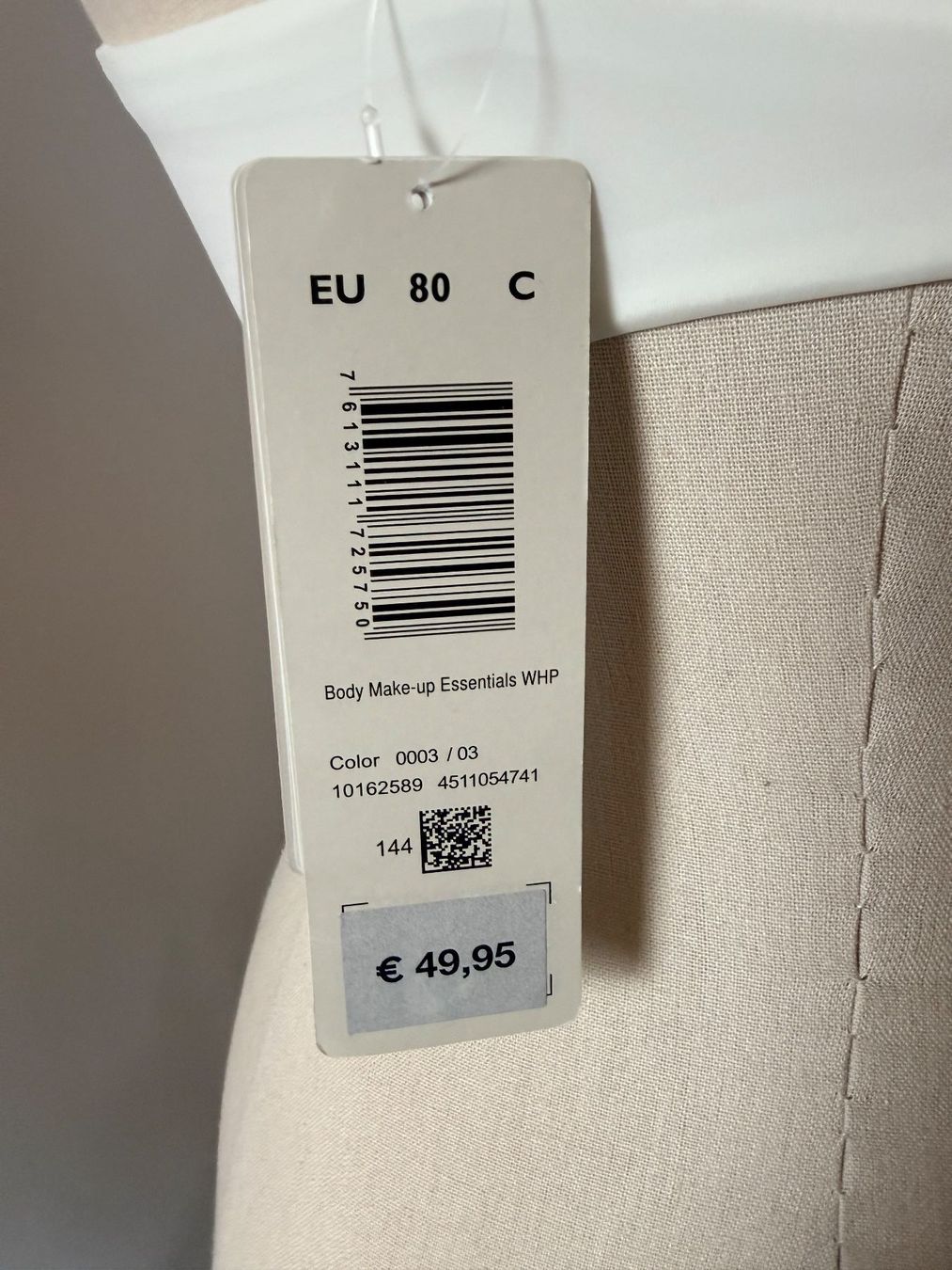 Triumph Altra biancheria intima: TRIUMPH, BH BODY MAKE-UP ESSENTIALS, Grösse 80C, Farbe Weiss – Nuovo e nell'imballaggio originale da Rudolfstetten venduto da gst_g7xl 3