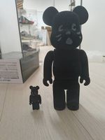 Bearbrick Nya Flocky Ver. 100% & 400% Set