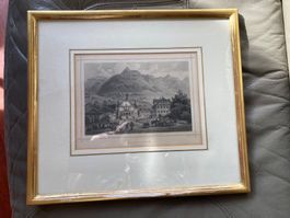 Bild in Rahmen (Sachseln Unterwalden 1860)