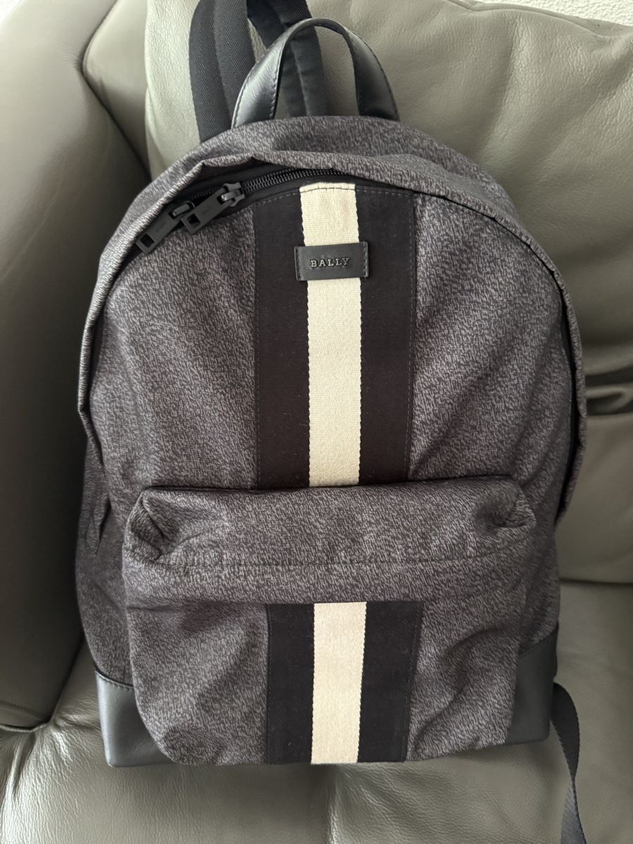 Bally Zaini: Bally Rucksack Grau/Schwarz NEU! – Nuovo e nell'imballaggio originale da Dättwil AG venduto da nika8810 1