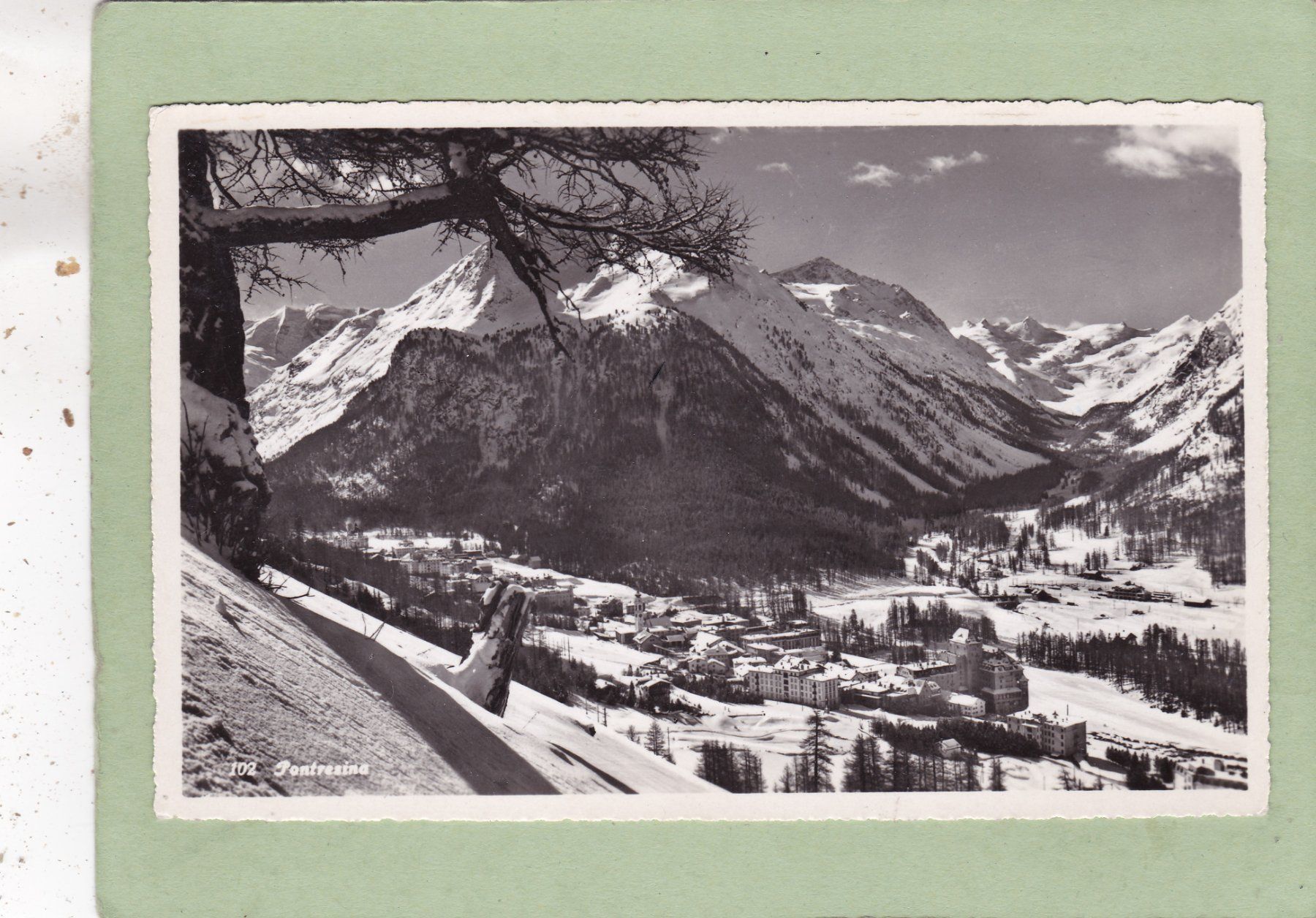 Ansichtskarten: Pontresina 1949 – Gebraucht aus Herisau von Lisegrat2008