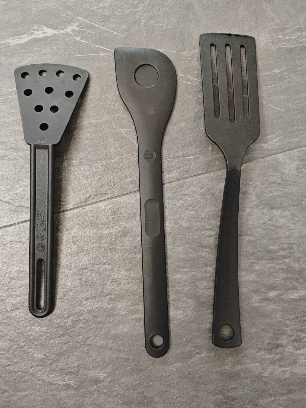 Set di posate: Kochbesteck 3er Set schwarz – Usato da Visp venduto da Heilil 1