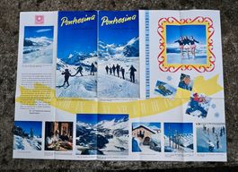 ca. 1950/60er Jahre Faltprospekt Pontresina panorama