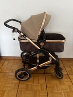 Kinderwagen Daliya Kombi beige/braun guter Zustand