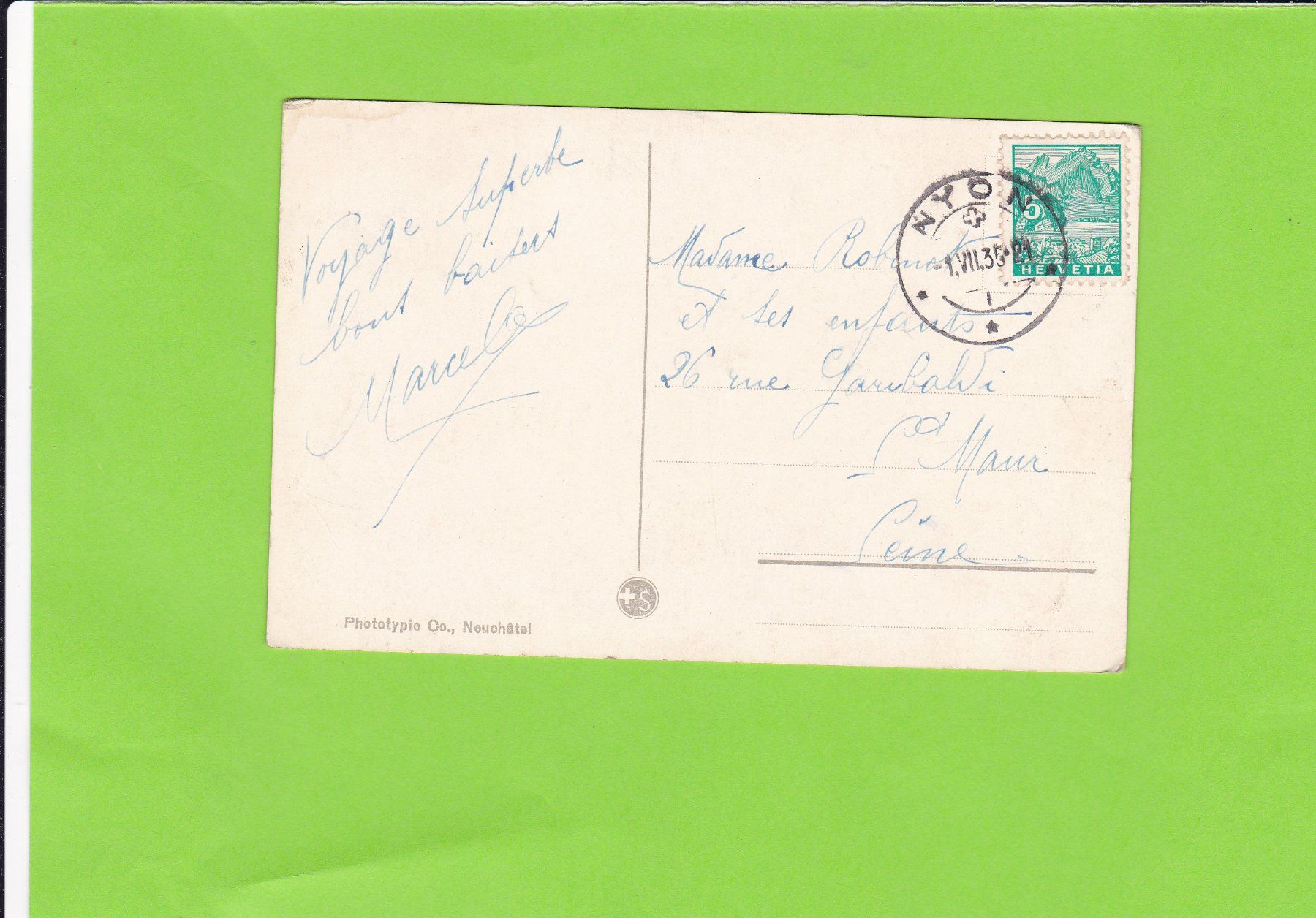 Cartoline postali: Lac Léman – Usato da St. Peterzell venduto da neckertal 1