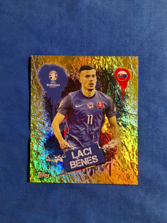Topps EM 2024 ROT Laci Benes SVK 3 (Neu (gemäss Beschreibung)) in
