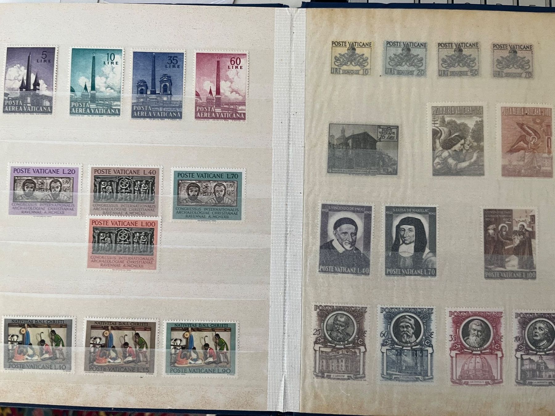 Tutti i francobolli: Briefmarken Sammlung Vatikan – Usato da Stetten AG venduto da Brissago25 5