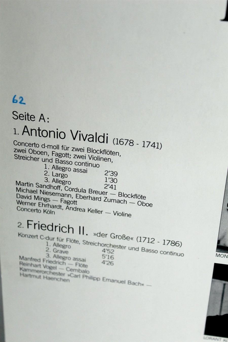 Strumenti musicali: FLÖTENKONZERTE: Auslese 88 – Usato da Bern venduto da kultiges 4
