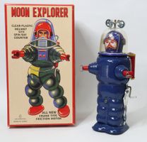 Roboter Moon Explorer X-2  Robot Schwungrad, TinTomToys