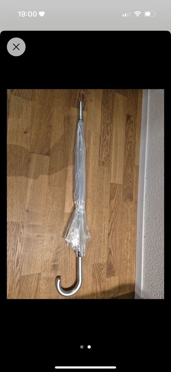 Ombrelli: Transparente Regenschirme - 4 Stück! – Nuovo (secondo la descrizione) da Waltenschwil venduto da spikelike 1
