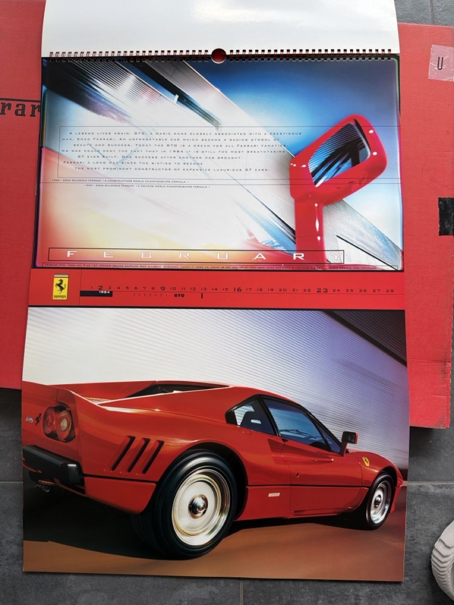 Ferrari Calendari: Original Ferrari Kalender 2003 – Usato da Wolfwil venduto da Rolex1 3
