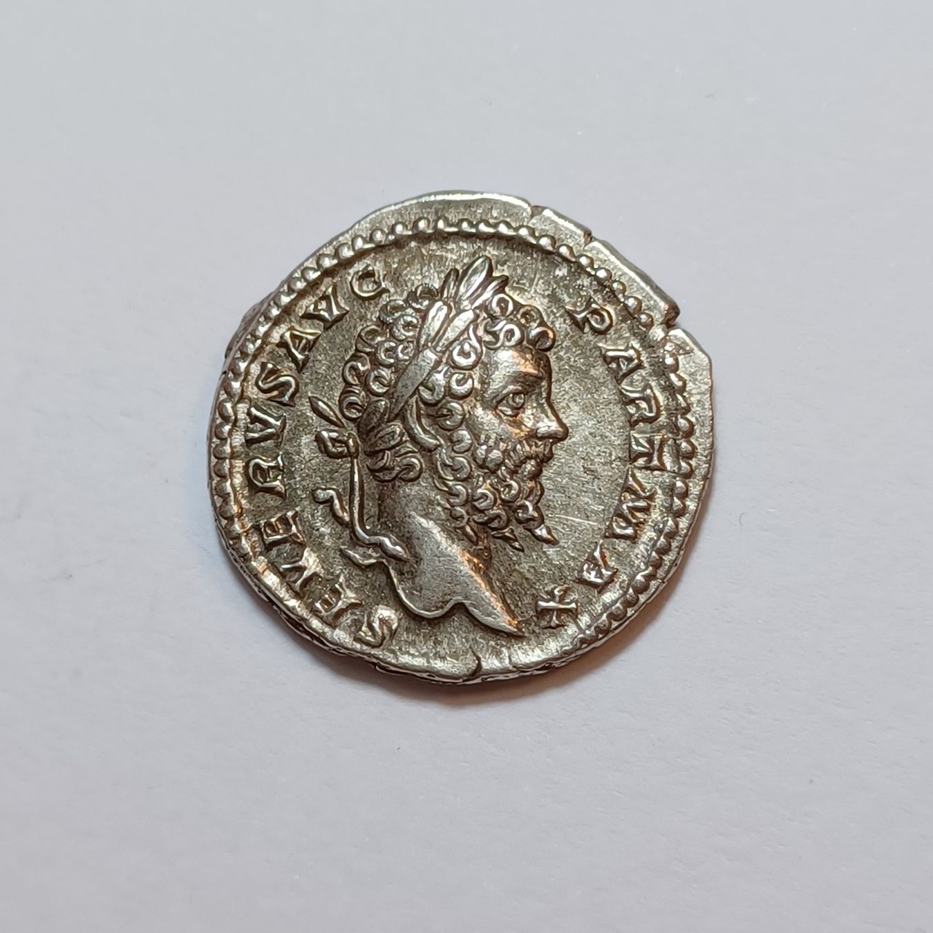 Alle Münzen: Denarius Septimius Severus 193-211 Römisches Reich – Gebraucht aus Pfäffikon ZH von Antike_Muenzen