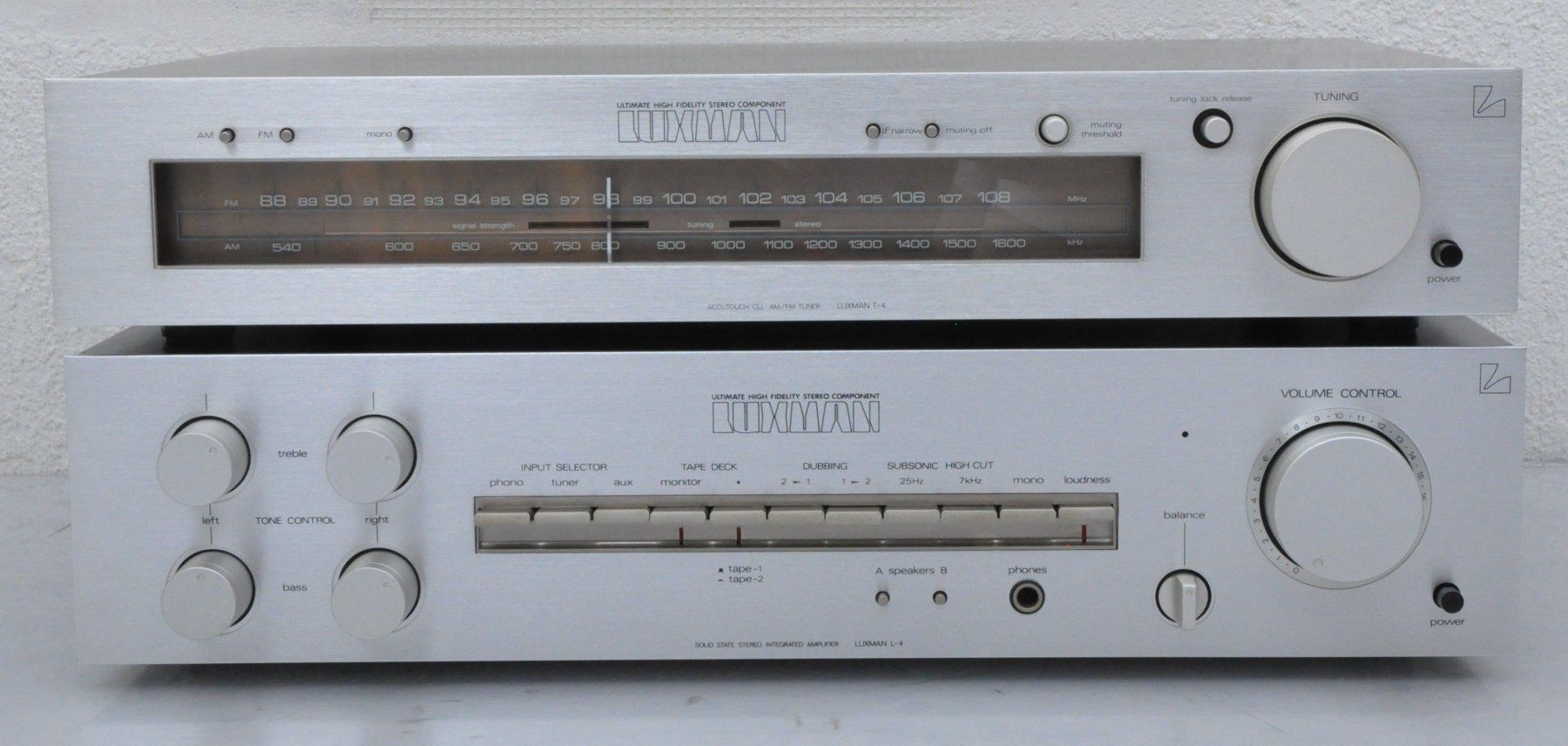 Luxman Verstärker: Luxman L-4 &  Luxman T-4 – Gebraucht aus Oberglatt ZH von Kumar2 4