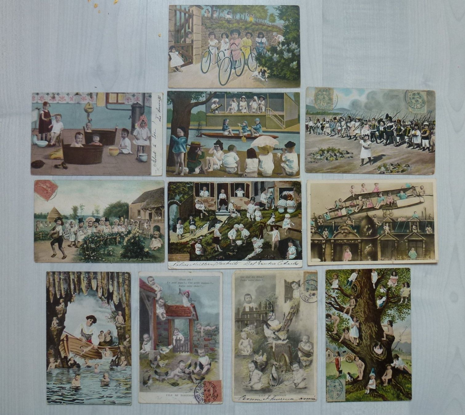 Cartoline postali: Lot ++ 29 Stück Ansichtskarten mit Abbildungen von Kindern – Usato da Walkringen venduto da Casablanca777 5