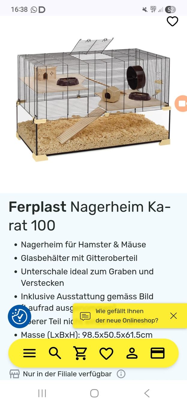 Käfige, Transport & Sicherheit: nagerkäffig – Gebraucht aus Bettlach von iva_p2z2