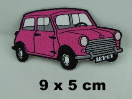 MINI COOPER - Aufnäher - Aufbügler - Stickerei - 9x5cm