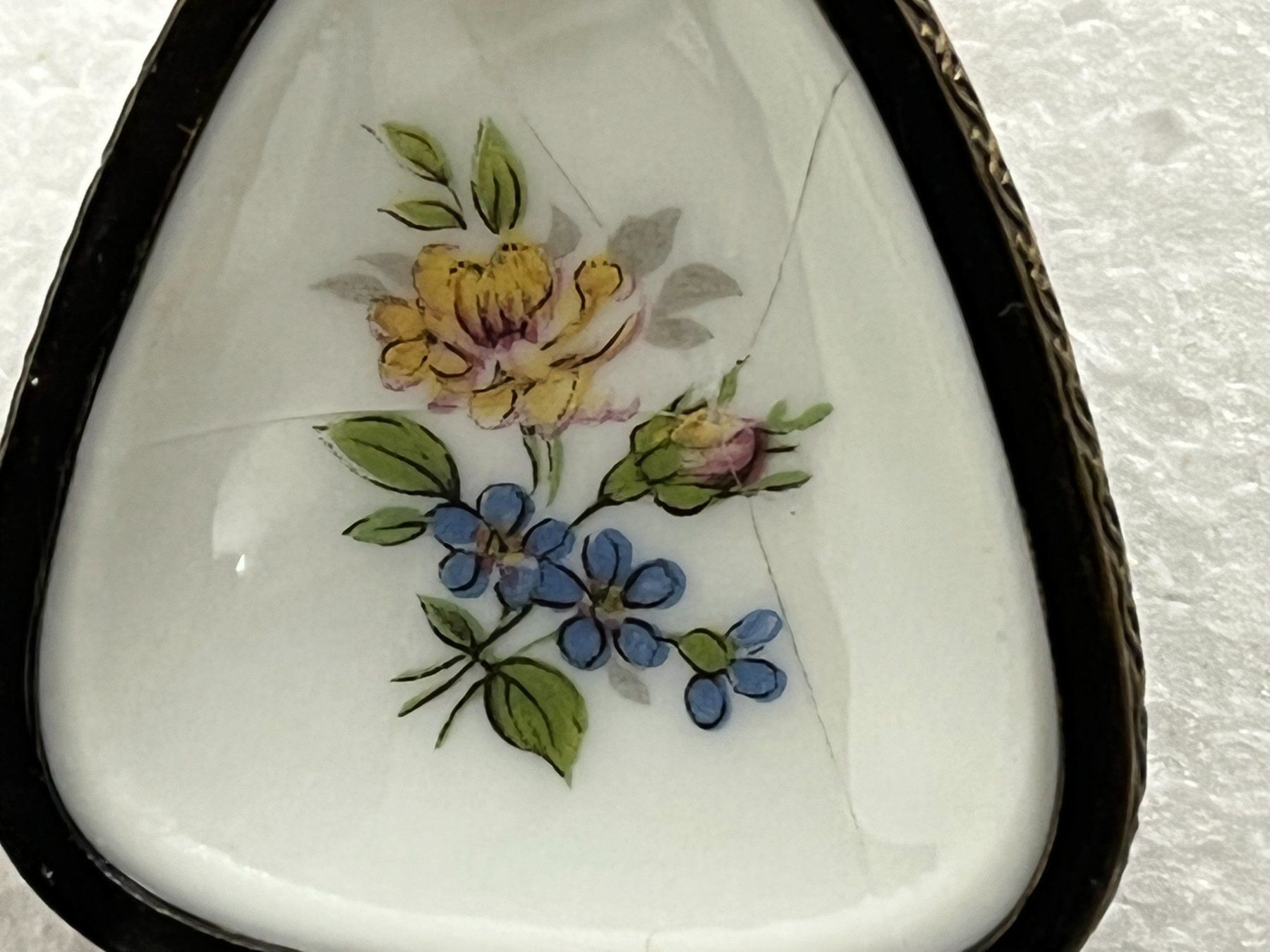 Dosen: Limoges Dreieck Miniatur Schatulle – Neu (gemäss Beschreibung) aus Mumpf von dadaboygugulini 3