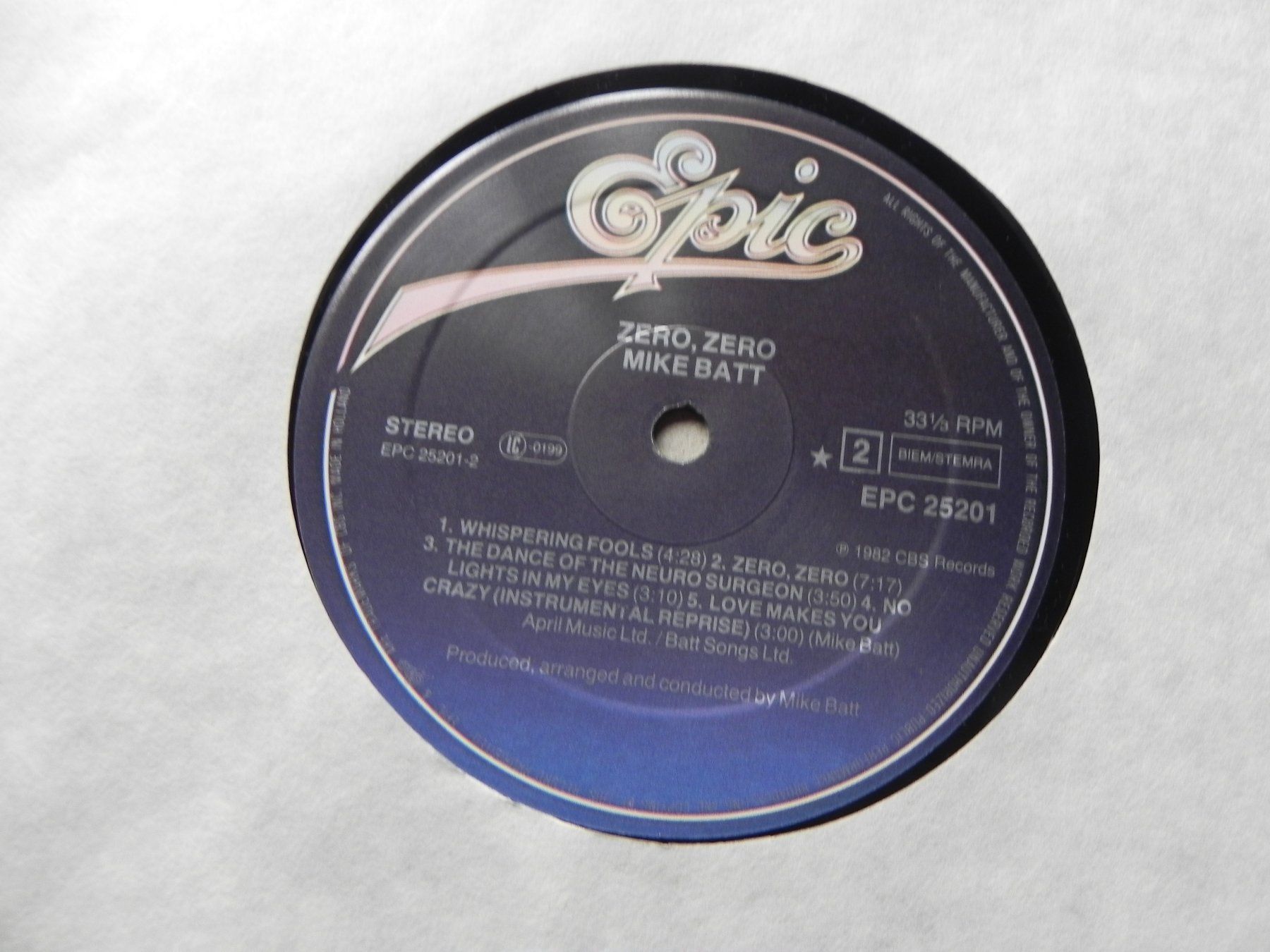 Schallplatten: LP GB Klassik Pop Rock Balladen Mike Batt 1982 Zero Zero – Gebraucht aus Siebnen von krimsie 9