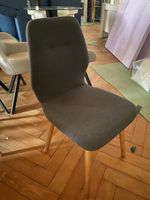 8 Stühle in stoff Grau- Neuware