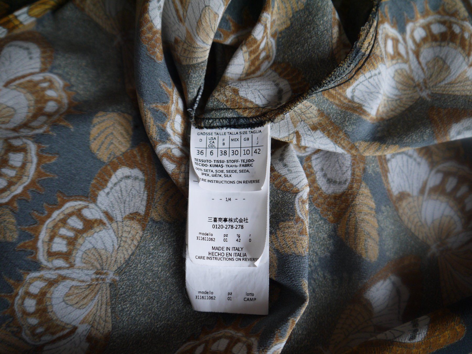 Marella Camicette: MARELLA Bluse aus Seide Gr: 36-38 – Usato da Hagendorn venduto da Blaf 2