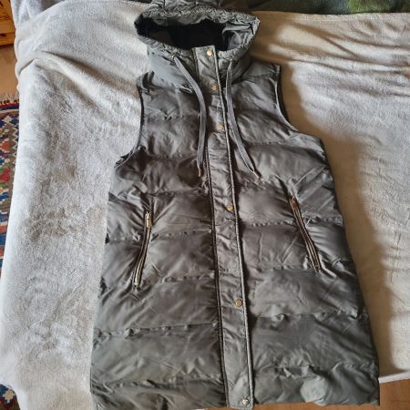 ZARA Weste Gilet Gr. M Dunkelolive - wie NEU!