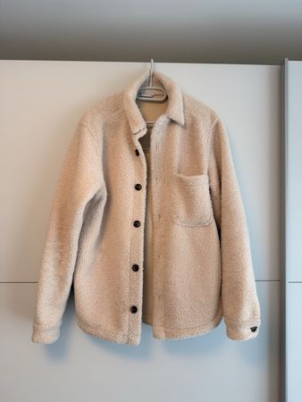 Teddy Jacke Zara - beige, Grösse S-M