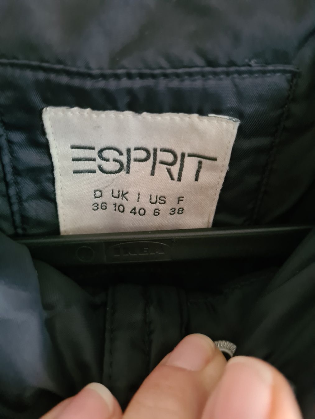 Esprit Giacche: Esprit, Daunenjacke, schwarz, gr. 36 – Usato da Steinhausen venduto da MilaB 1