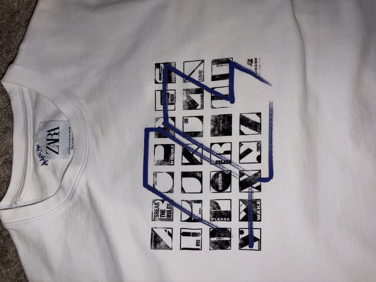 Zara T-shirt: Zara x Ader Error Shirt – Usato da Visperterminen venduto da lgresell 1