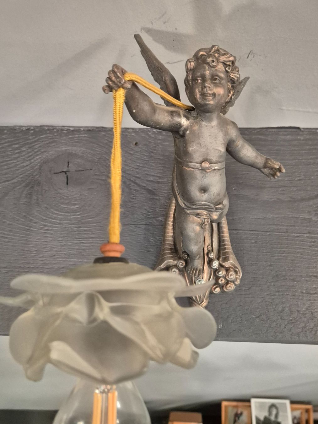 Lampes: Paire d'Appliques murales Angelots – D'occasion à Morgins par pmd_px9d 3