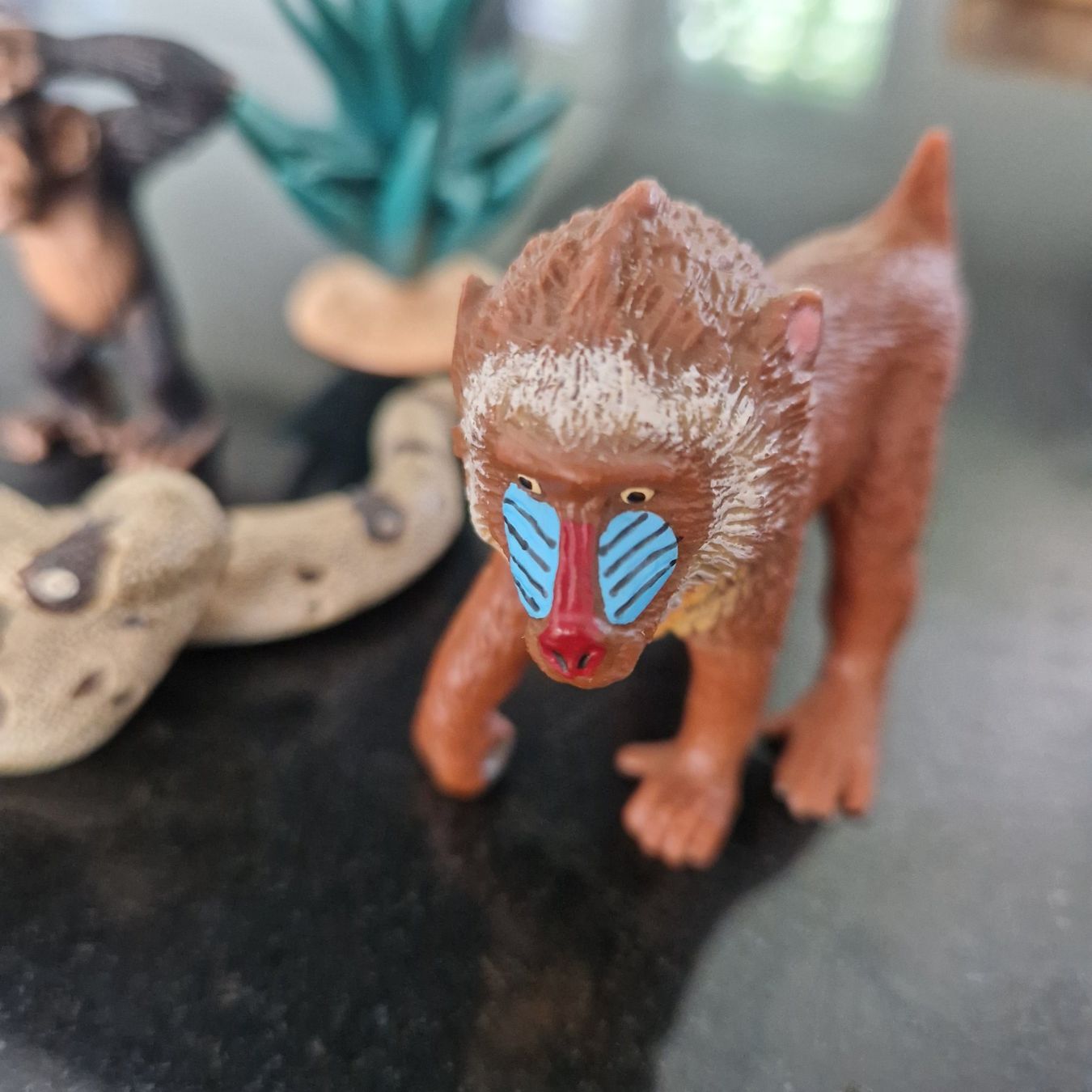 Schleich Statuette: Schleich Wildtiere: Schimpanse, Schlange, Affe – Usato da Gränichen venduto da sunchi07 2