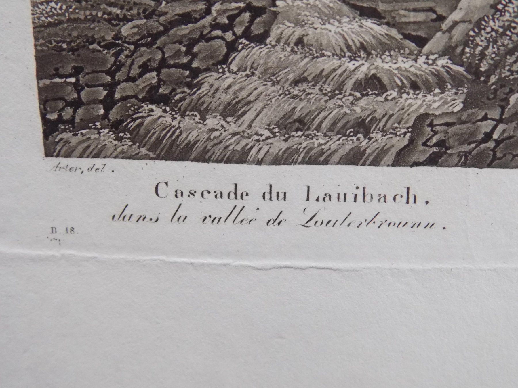 Stiche: Lauibach Wasserfall Lauterbrunnen – Gebraucht aus Risch von Rischli15 2