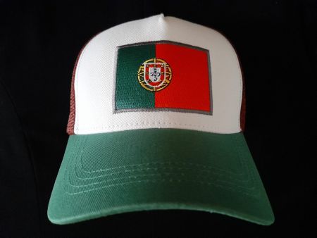 NEU: Baseball Cap / Fussball Kappe / Cap mit Portugal Flagge