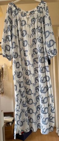 MAXI ROBE EN COTON!! M/L SOLDES DE FIN DE SAISON
