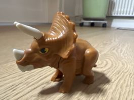 Triceratops Dinosaurier bewegt Kopf Figur Spielzeug Kinder