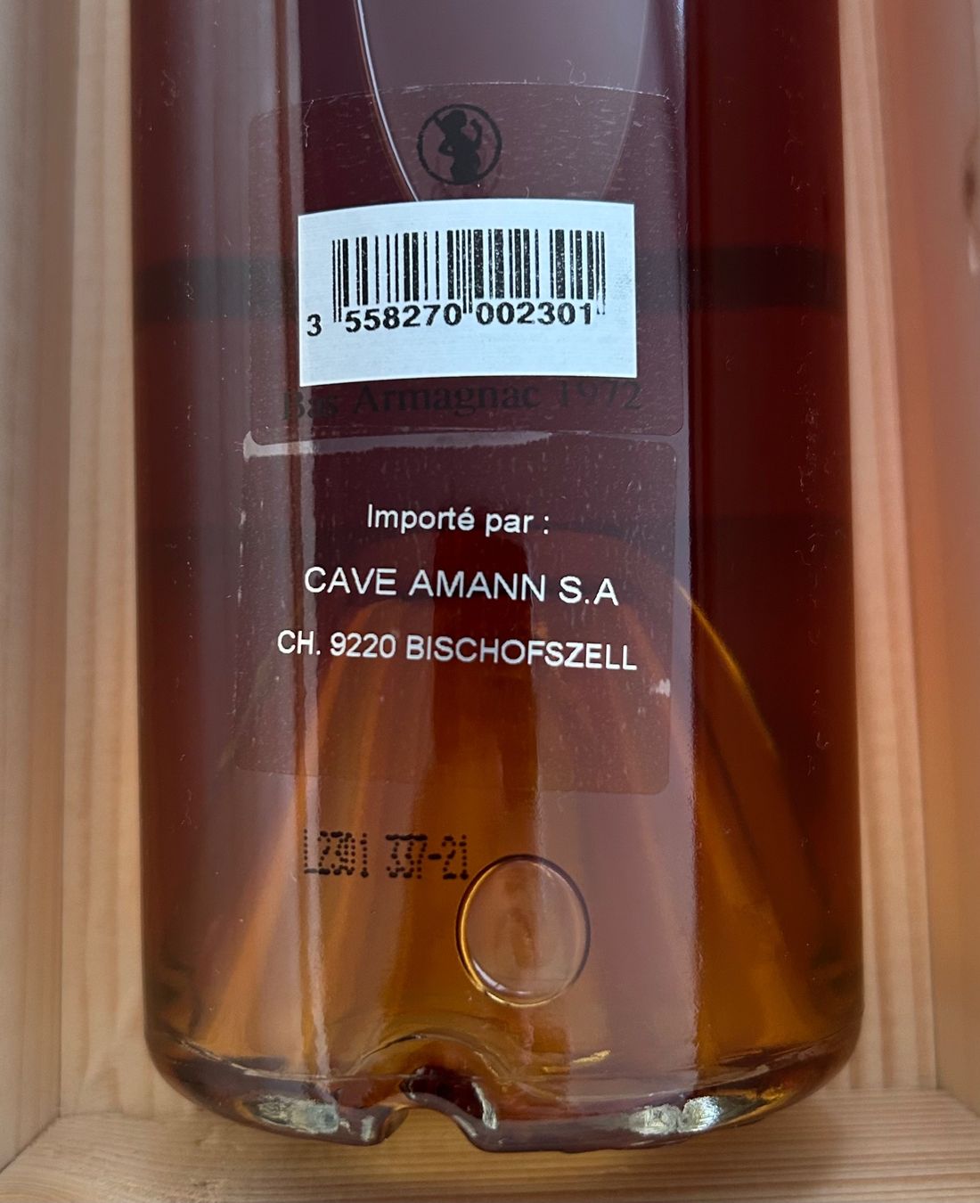 Bevande alcoliche: Bas Armagnac Baron G. Legrand 1972 – Nuovo e nell'imballaggio originale da Hünibach venduto da Chatzestrecker 6