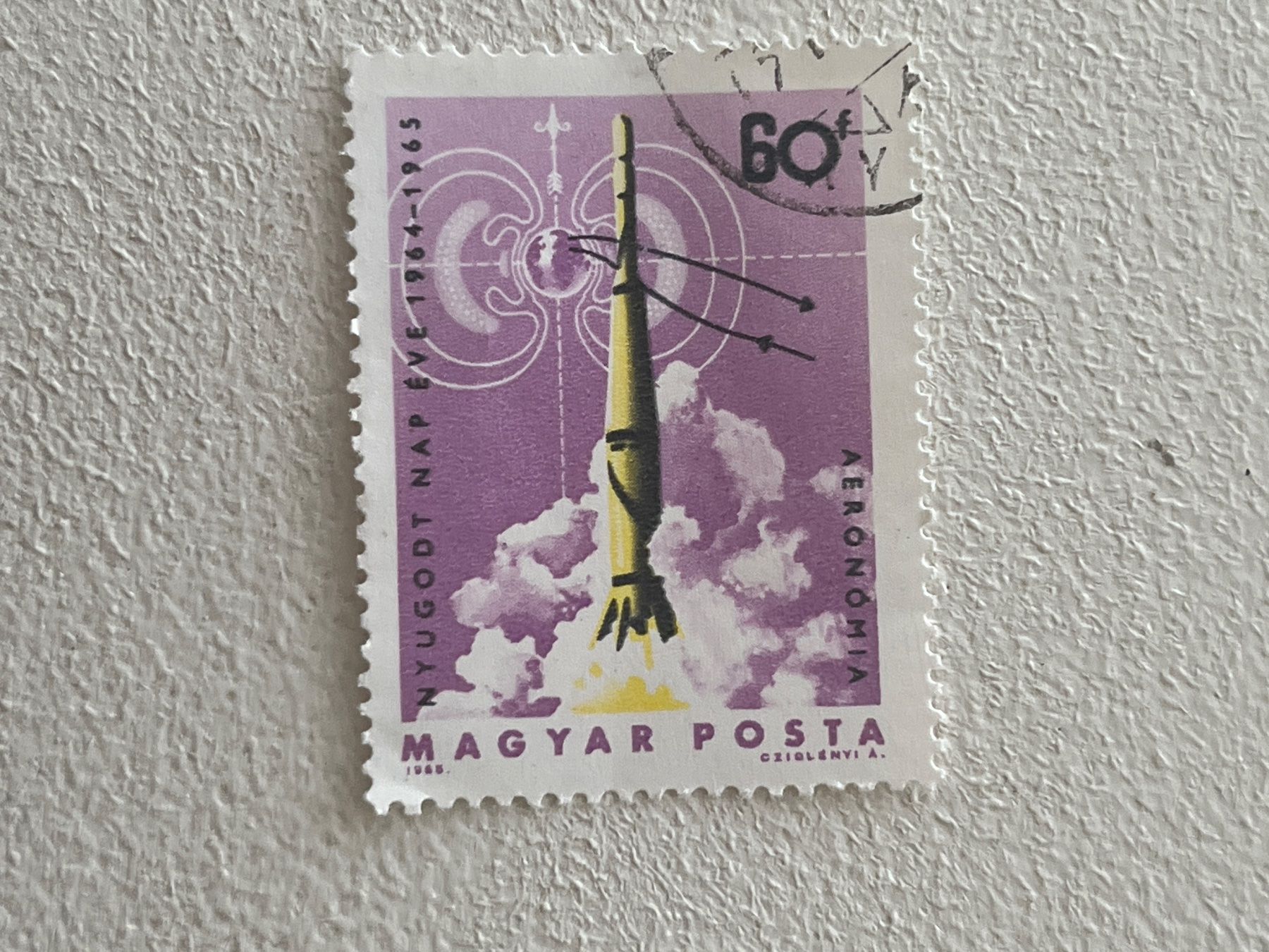 Alle Briefmarken: Cosmo und Space Theme Briefmarke – Gebraucht aus Chiasso von AzenYa