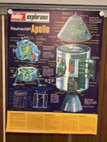 Vintage Poster: "Raumschiff Apollo" Explorama