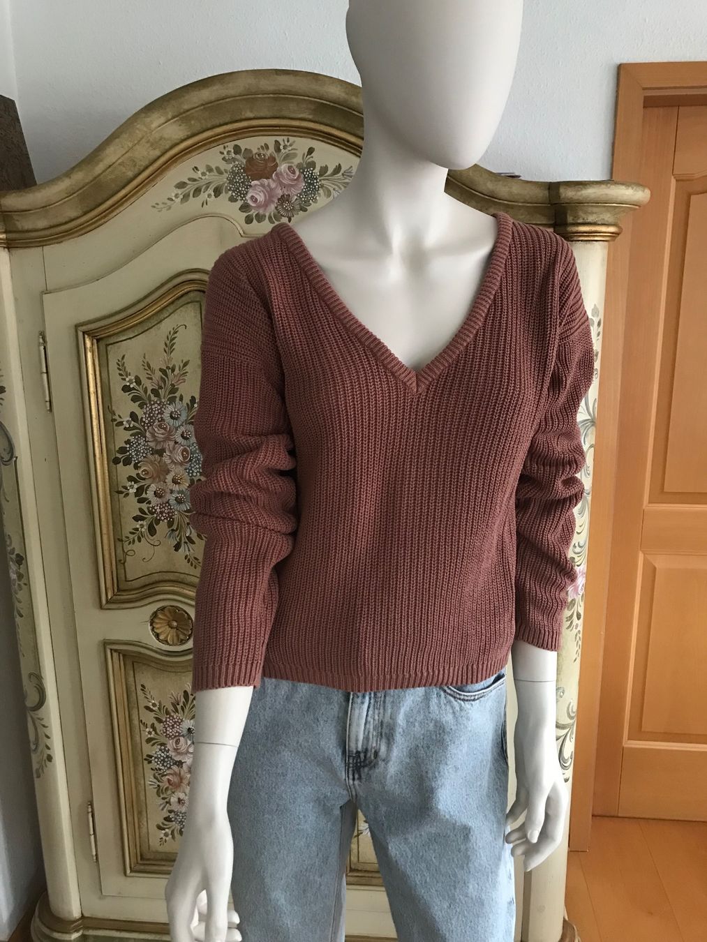 Maglioni & Felpe: Strickpullover altrosé, v-Ausschnitt – Usato da Rumisberg venduto da Jessica.97. 5