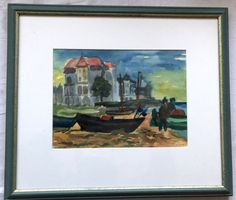Gemälde - Aquarell - "Ostseefischer - Kühlungsborn-West"