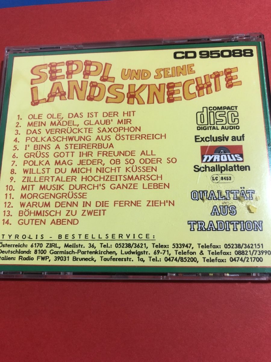 CD: CD Seppl und seine Landsknechte Polka mag jeder ob so oder s – Usato da Flaach venduto da rubo7 2