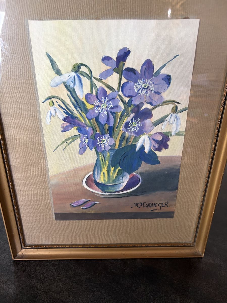 Dipinti: Aquarelle Nature Morte Signée – Usato da Vallamand venduto da Bricbracbroc82 1