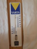 Emailschild Thermometer